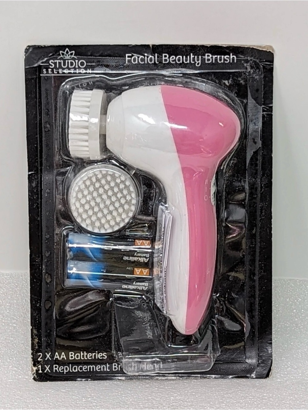 Pink & White Facial Beauty Brush – Gentle Cleansing Kit